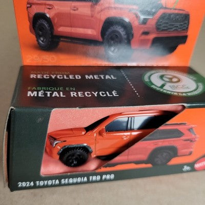 2025 Matchbox Moving Parts 2024 Toyota Sequoia TRD PRO #29 Orange