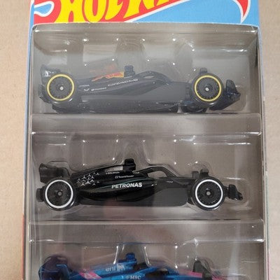 Hot Wheels Formula 2025 5-Pack Set 2026 Red Bull Atlassian Williams AMG