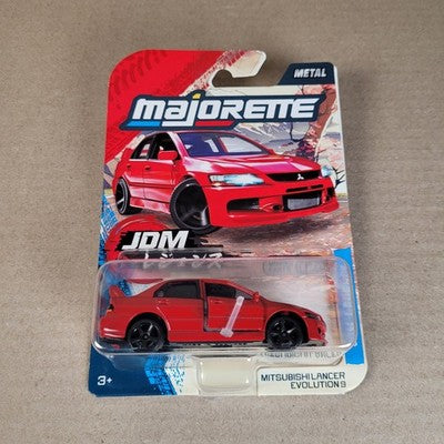 Majorette Mitsubishi Lancer Evolution S Red JDM Legends