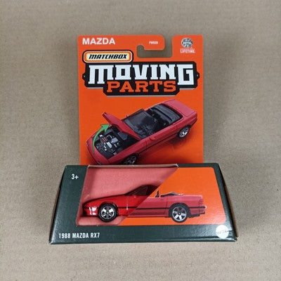 Matchbox Moving Parts 1988 Mazda RX-7 Red 2024