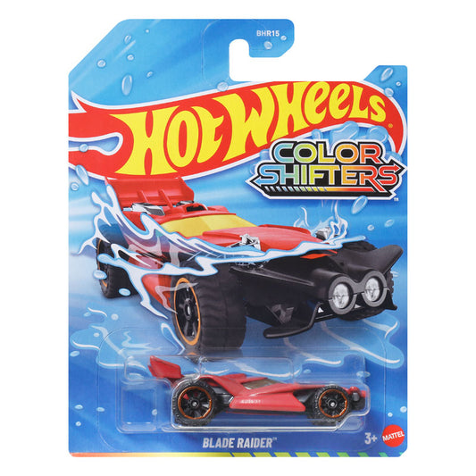 Hot Wheels Color Shifters E Blade Raider Toy Car Featuring Chromatic Lightning Design (BHR15)