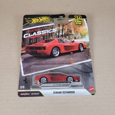 Hot Wheels 2026 Premium Car Culture Modern Classics Ferrari Testarossa Red