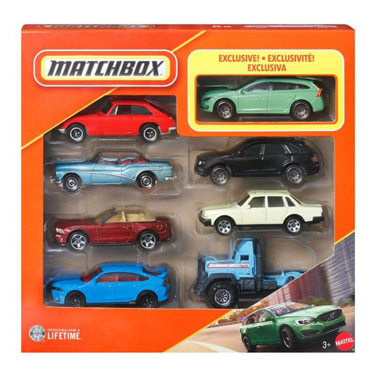 Matchbox Set Of 8 HVR81 Mattel Toy Cars Collection (HVR81)