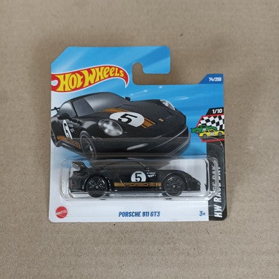 Hot Wheels Porsche 911 GT3 Black Short Card 2025