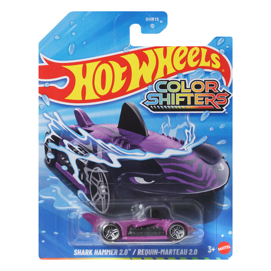 Hot Wheels Color Shifters Shark Hammer 2.0 Chromatic Lightning Diecast Toy (BHR15)