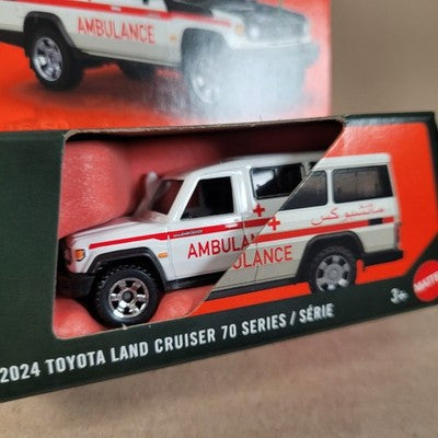 2026 Matchbox Moving Parts 2024 Toyota Land Cruiser 70 Series #16 Ambulance