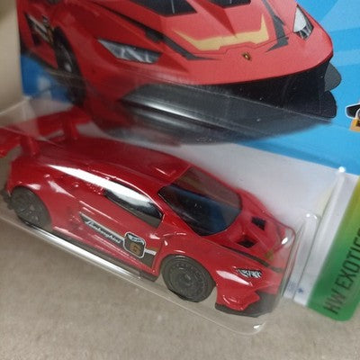 2024 Hot Wheels Lamborghini Huracan LP 620-2 Super Trofeo Red Short Card