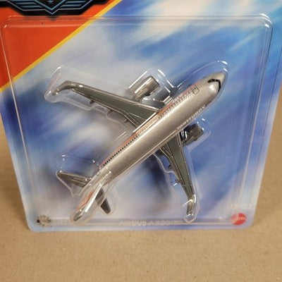Matchbox Sky Busters 2026 Airbus A320 neo Silver - Matchbox Airlines - Diecast