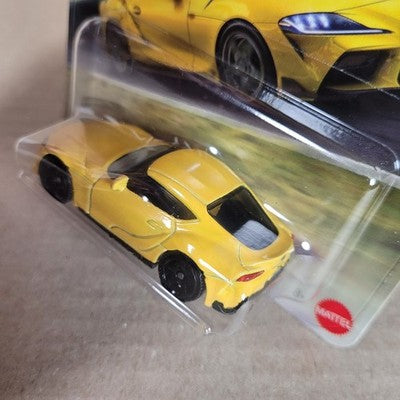 2025 Matchbox 2023 Toyota GR Supra Yellow #43 Mainline Short Card