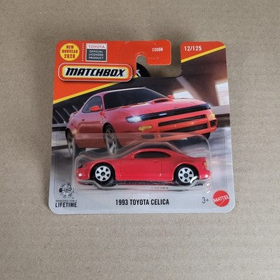 2026 Matchbox  1993 Toyota Celica Red #12 Short Card
