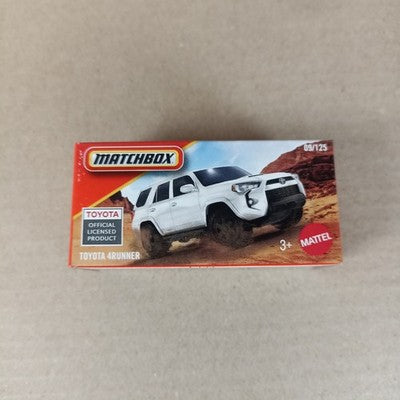 2025 Matchbox Power Grabs Toyota 4Runner White