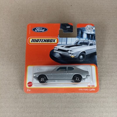 2021 Matchbox 1970 Ford Capri Grey #18 Short Card