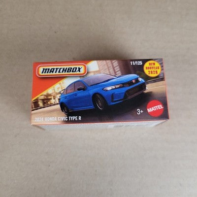 2026 Matchbox 2024 Honda Civic Type R Blue Power Grabs