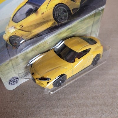 2025 Matchbox 2023 Toyota GR Supra Yellow #43 Mainline Short Card