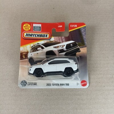 2025 Matchbox 2023 Toyota Rav4 TRD White #17 Short Card