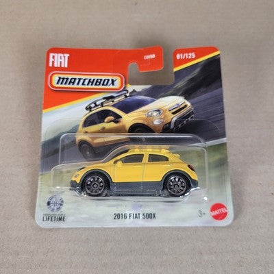 2026 Matchbox #1 2016 Fiat 500X Yellow