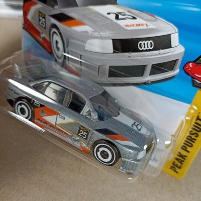 2025 Hot Wheels Lot 2x Audi 90 Quattro #199 Silver Peak Pursuit Short Card