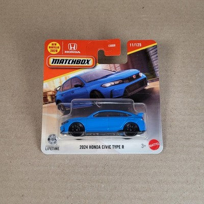 2026 Matchbox 2024 Honda Civic Type R Blue Short Card