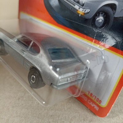 2021 Matchbox 1970 Ford Capri Grau #18 Short Card
