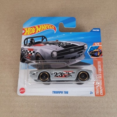 2025 Hot Wheels Triumph TR6 Treasure Hunt Short Card