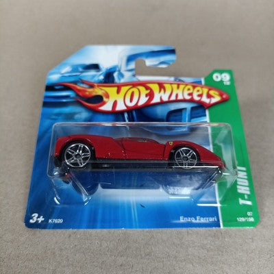 Hot Wheels 2007 Treasure Hunt Enzo Ferrari Short Card Red Seats