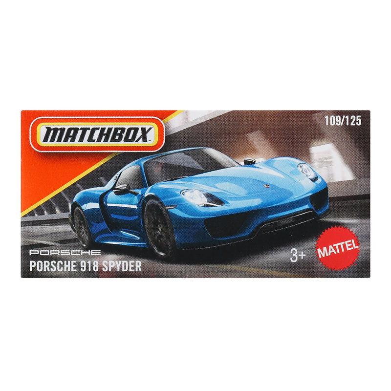 Matchbox Power Grabs Porsche 918 Spyder Toy Car (DNK70)