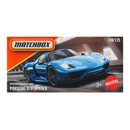 Matchbox Power Grabs Porsche 918 Spyder Toy Car (DNK70)