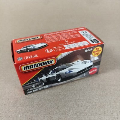 2025 Matchbox Power Grabs 2004 Maserati MC12 White