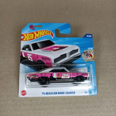 Hot Wheels 1974 Brazilian Dodge Charger Diecast Car 2025 Short Card