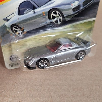 2026 Matchbox 1:64 2002 Mazda RX-7 Spirit R Silber #45 Short Card