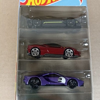Hot Wheels 2025 HW Motor Show 5-Pack Ferrari Aston Ford Lamborghini Lotus