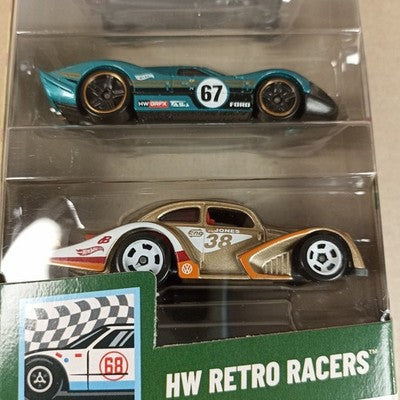2025 Hot Wheels 5er-Pack HW Retro Racers GT-Scorcher