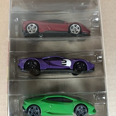 Hot Wheels 2025 HW Motor Show 5-Pack Ferrari Aston Ford Lamborghini Lotus