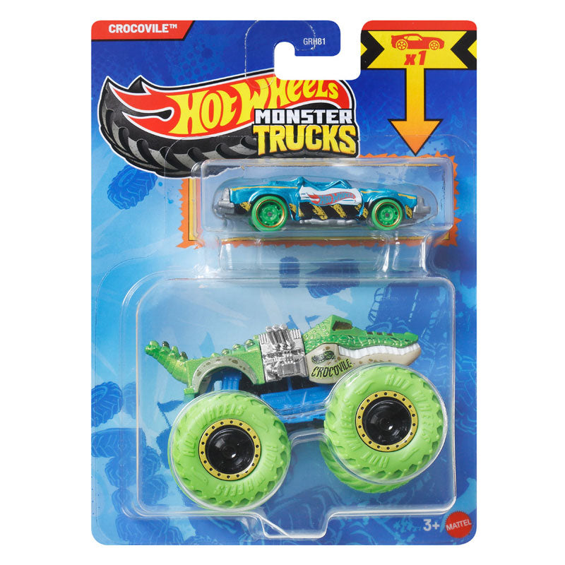 Hot Wheels Monster Trucks Mattel Metal Monster T Crocovile JJT63 (GRH81)