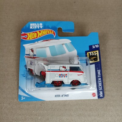 Hot Wheels Kool Kombi Hello Kitty Volkswagen VW White 2021 Short Card