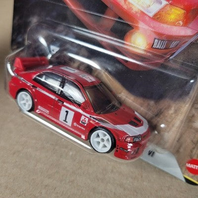 2026 Hot Wheels Car Culture Thrill Climbers Mitsubishi Lancer Evo VI rot