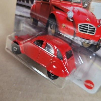 Matchbox 1970 Citroen 2CV Red 2025 Short Card