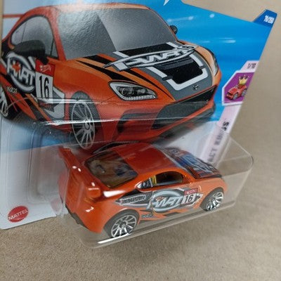 2025 Hot Wheels Toyota GR86 Cup Orange Short Card