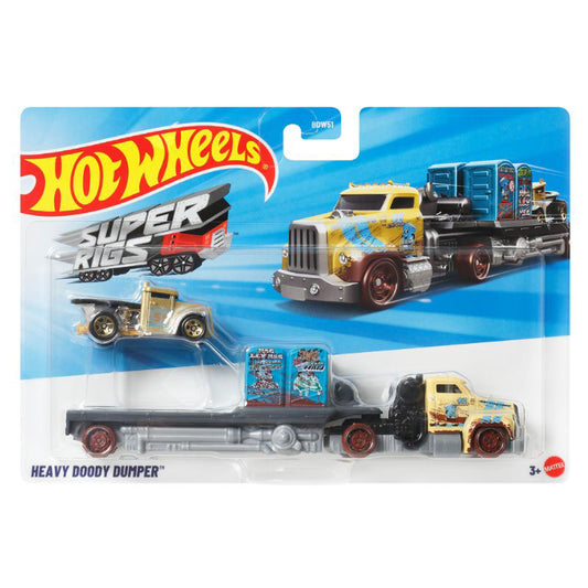 Hot Wheels Super Heavy Doody Dumper Truck Toy (BDW51)