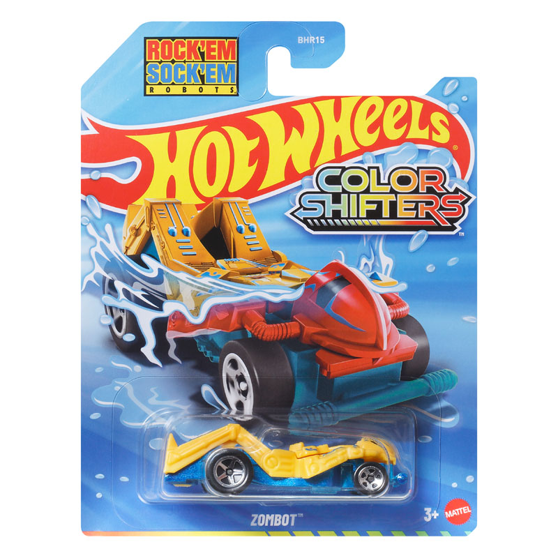 Hot Wheels Color Shifters E Zombot Chromatic Thunder Toy Car (BHR15)