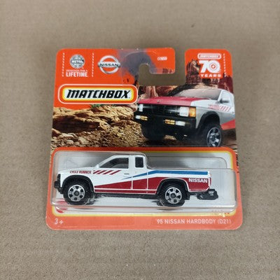 Matchbox '95 Nissan Hardbody (D21) White #72 2023 Short Card