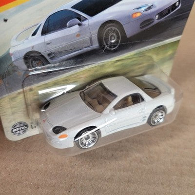 2025 Matchbox 1994 Mitsubishi 3000GT White #88 Mainline Short Card