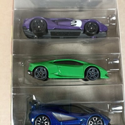 Hot Wheels 2025 HW Motor Show 5-Pack Ferrari Aston Ford Lamborghini Lotus