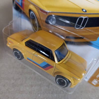 Hot Wheels BMW 2002 Yellow #77 2025 Short Card