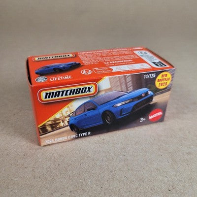 2026 Matchbox 2024 Honda Civic Type R Blue Power Grabs
