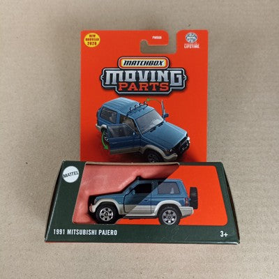 Matchbox Moving Parts 1991 Mitsubishi Pajero Blue #40 2025