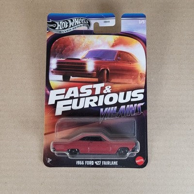 2024 Fast and Furious - Villains - Hot Wheels Diecast Full Set Of 5 Honda S2000
