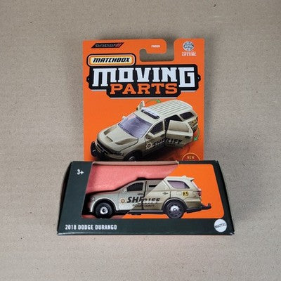 Matchbox 2018 Dodge Durango SHERIFF  2024 Moving Parts