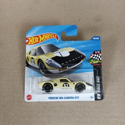 Hot Wheels Yellow Porsche 904 Carrera GTS 2025 Short Card