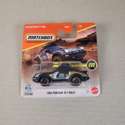 2026 Matchbox 1985 Porsche 911 Rally Super Chase Short Card